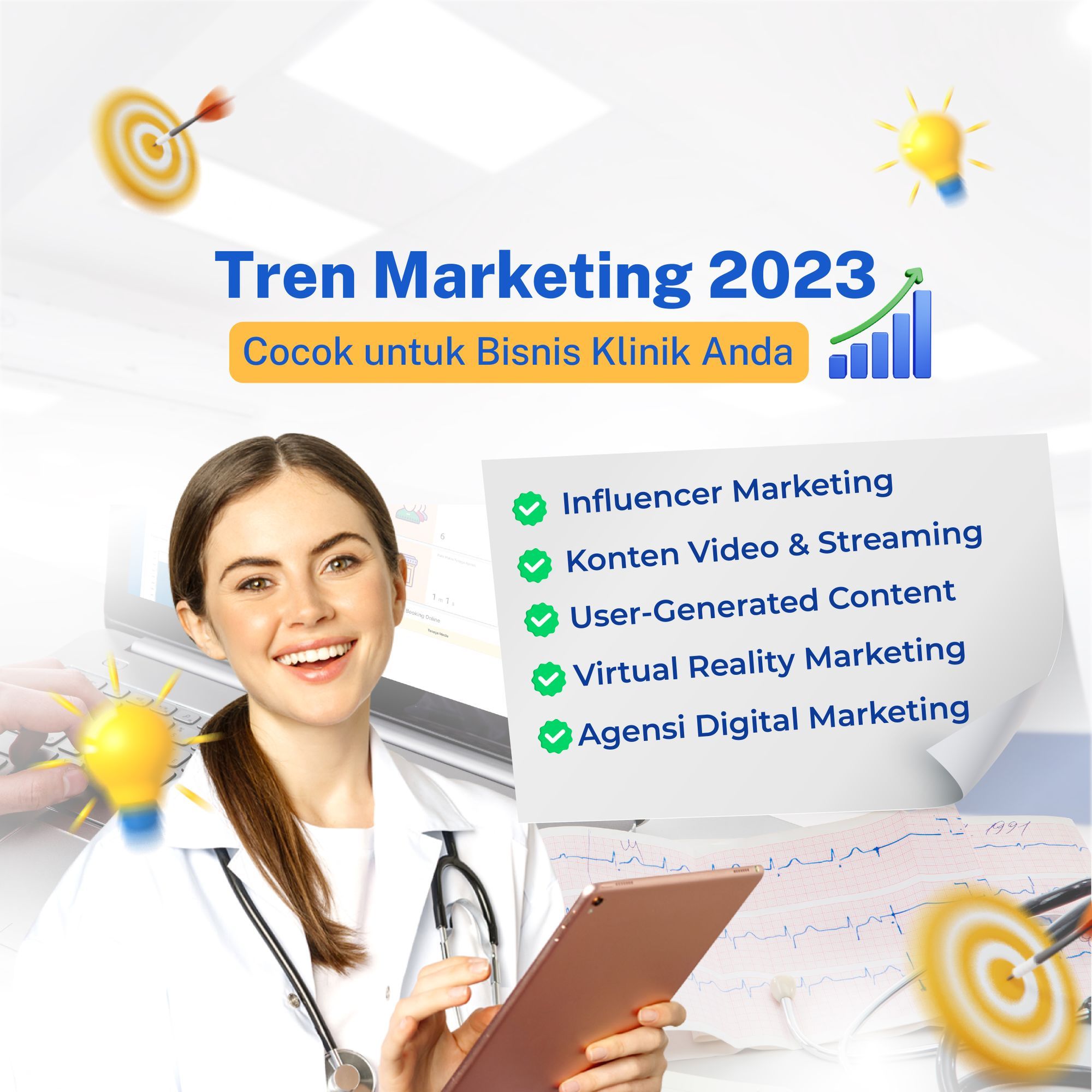 Tren Marketing di Tahun 2023 Cocok untuk Bisnis Klinik Anda