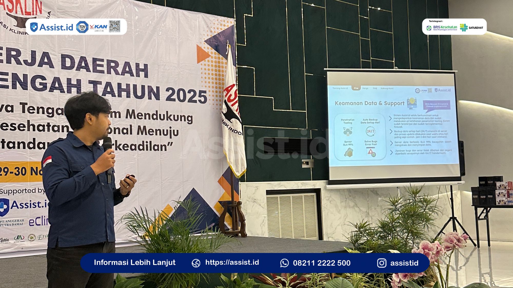 Presentasi RME Assist.id di Rakerda ASKLIN Jateng: Menetapkan Standar Baru Teknologi Klinik