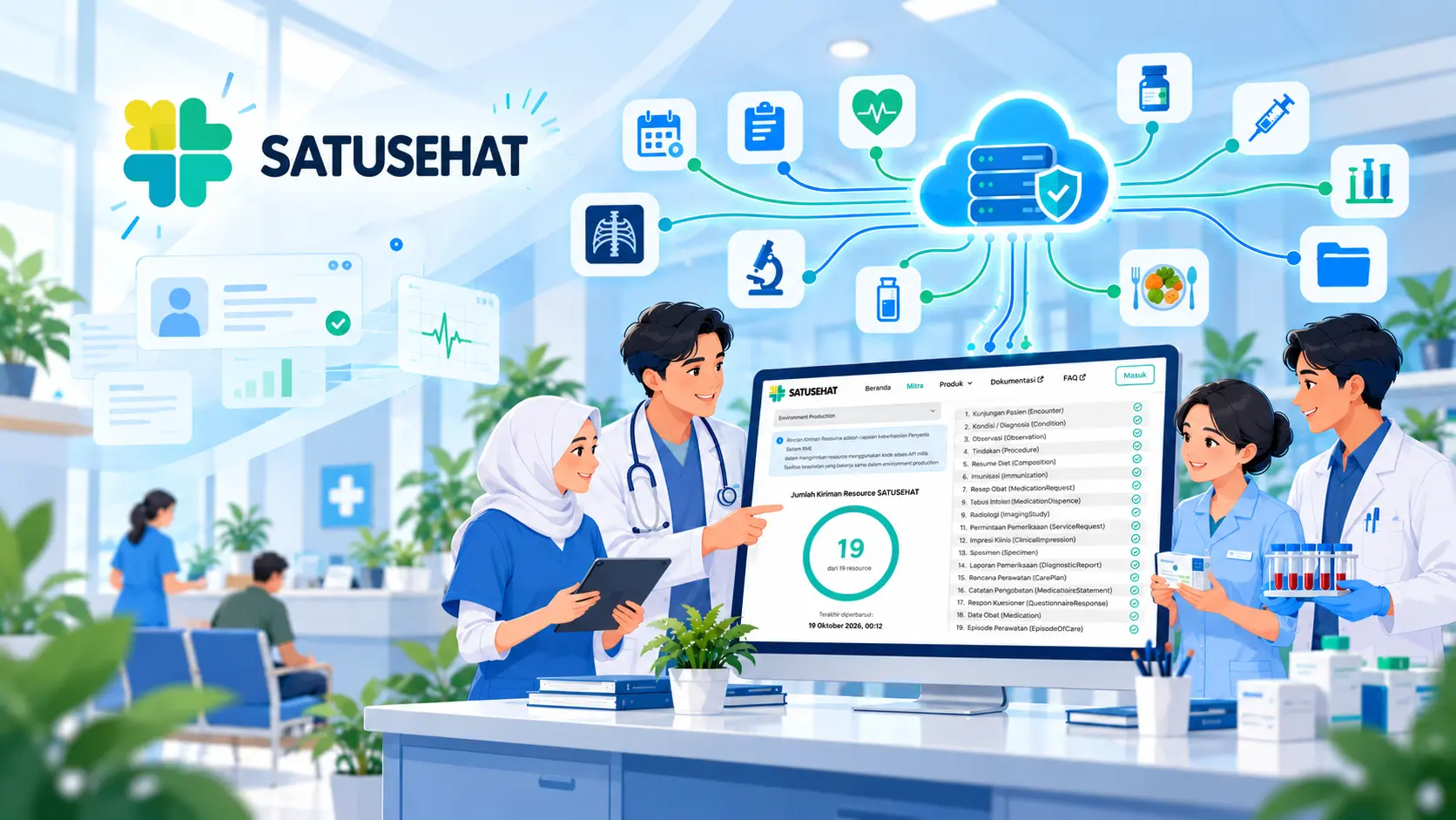 19 Resource SATUSEHAT: Daftar Lengkap, Fungsi, dan Contoh Datanya di Faskes